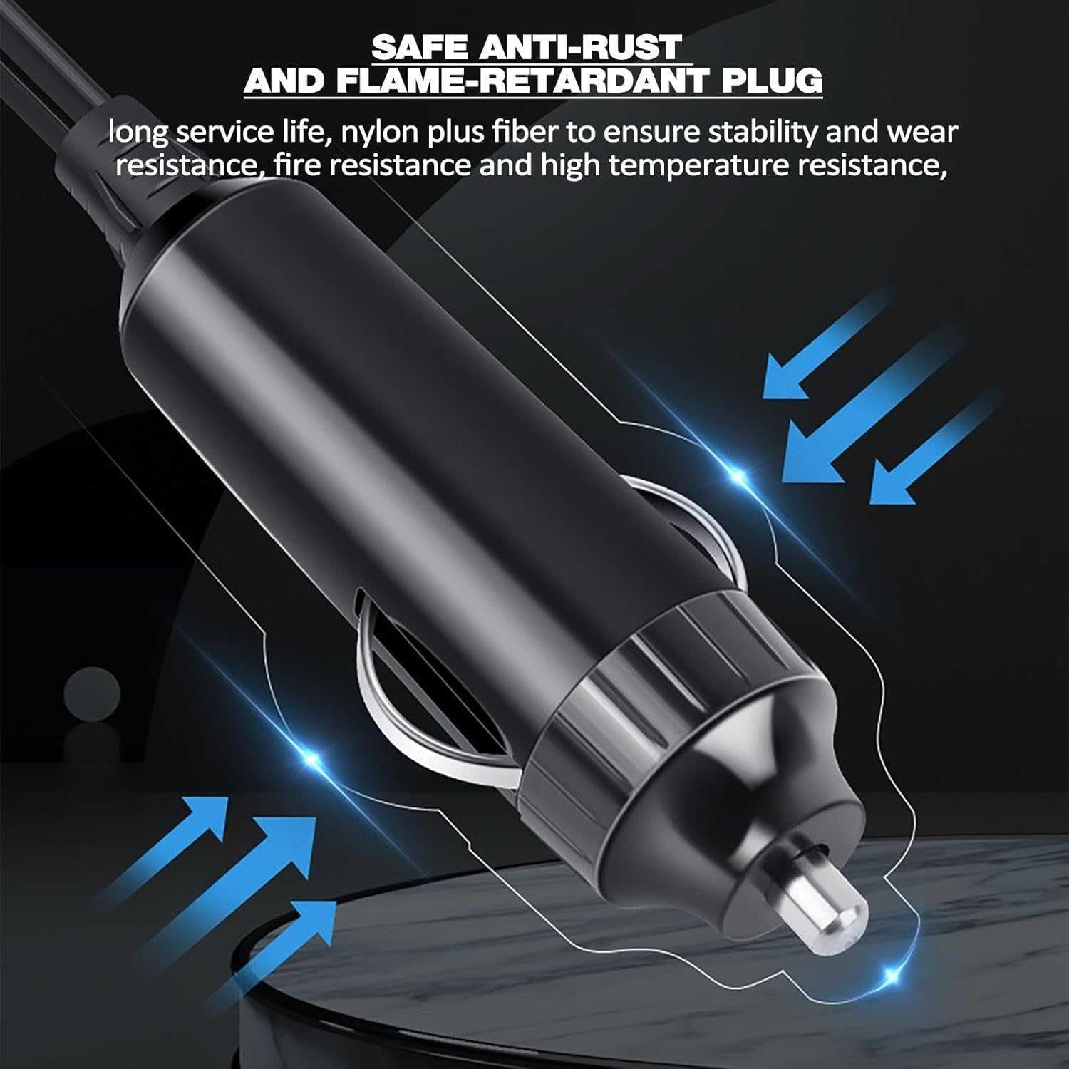 Автомобилен Инвертор/Преобразувател на напрежение 12V/24V към 220V. - снимка 8