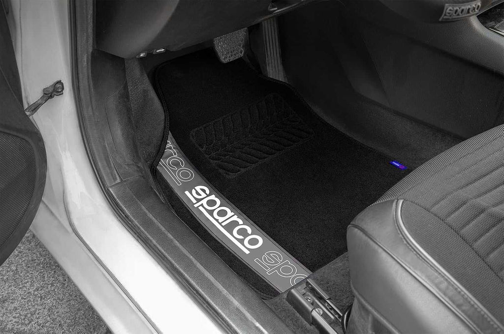 Универсални автомобилни стелки Sparco/Сиви кантове - снимка 2