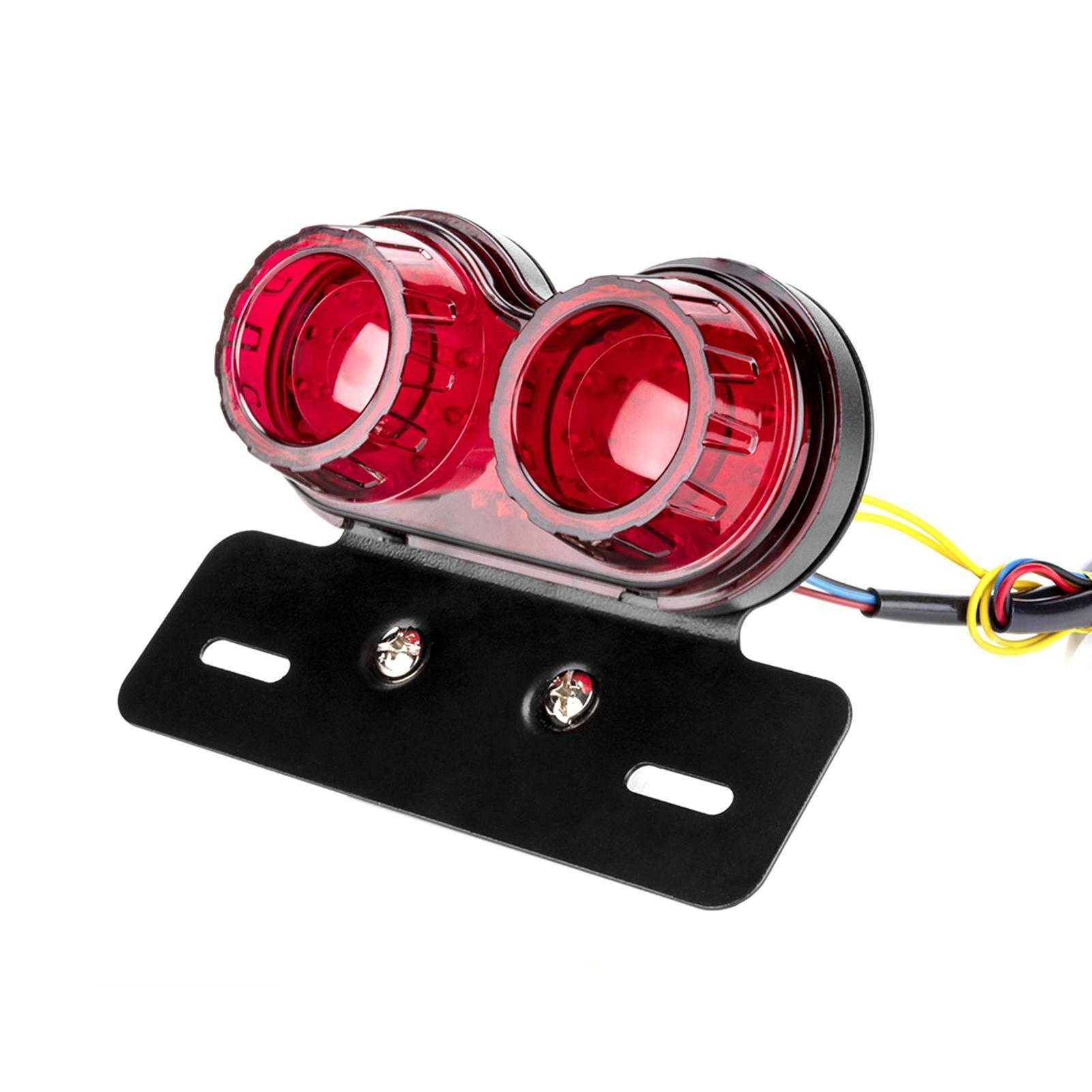 40 LED Стоп диоден за мотоциклет с вградени мигачи и стойка за номер. - снимка 6