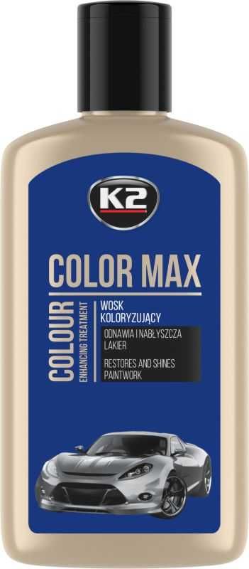 Вакса за оцветяване на автомобили Color Max K2, 250мл - Синя. - снимка 1