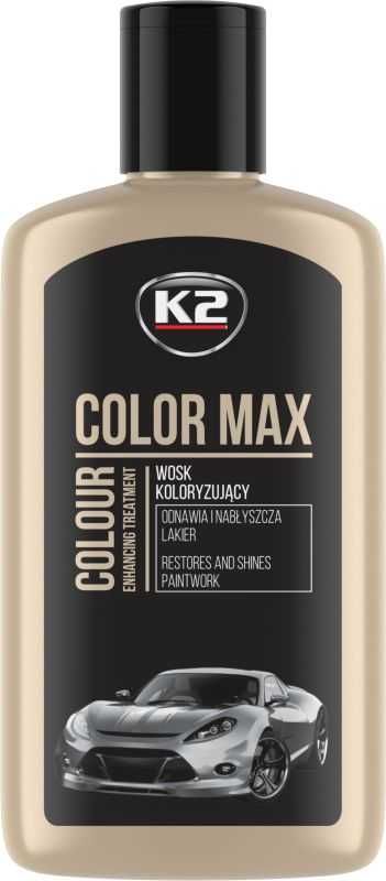 Вакса за оцветяване на автомобили Color Max K2, 250мл - Черна - снимка 2