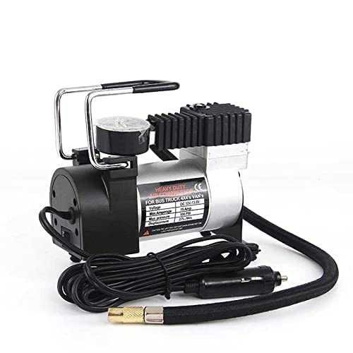 Метален компресор с манометър за гуми - 12V/120W - снимка 5