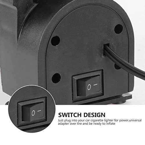 Метален компресор с манометър за гуми - 12V/120W - снимка 6