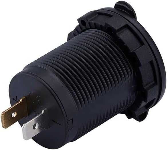 USB зарядно с 2 гнезда за вграждане в таблото 12/24V - 1A/2.1A - снимка 6