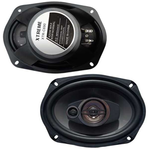 Авто Говорители XTreme трилентови 420W - 2 броя. - снимка 4