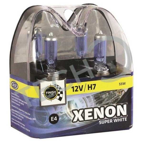 Халогенни крушки с Ксенон ефект 12V/H7/55W - комплект 2 броя. - снимка 8
