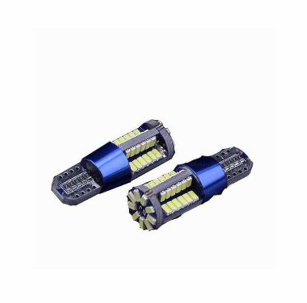 Комплект LED Диодни Крушки тип CANBUS (T10) - Бели 6000K, 12/24V - снимка 1