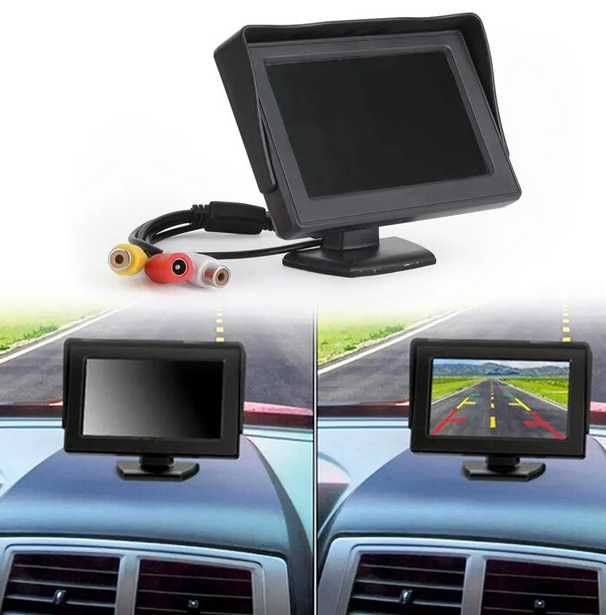 TFT LCD 4.3 монитор за връзка с камера за задно виждане. - снимка 8