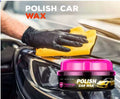 Восъчна полир паста FLAMINGО Polish Car Wax+ гъба 230 гр. - снимка 1