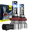 Комплект LED диодни крушки H11 - 35W 12V - 6000к - снимка 1