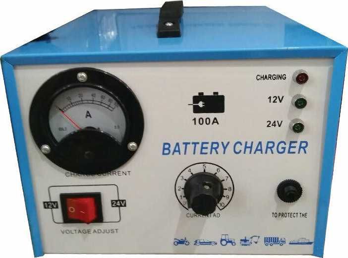Зарядно за акумулатор/Зарядно за автомобили, 12V/24V - 100Ah - снимка 3