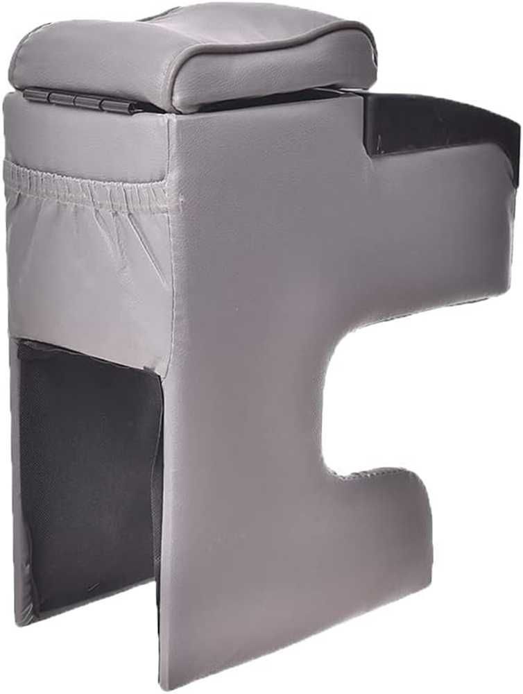 Подлакътник/Барче с две поставки за чаши - Сиво. - снимка 4