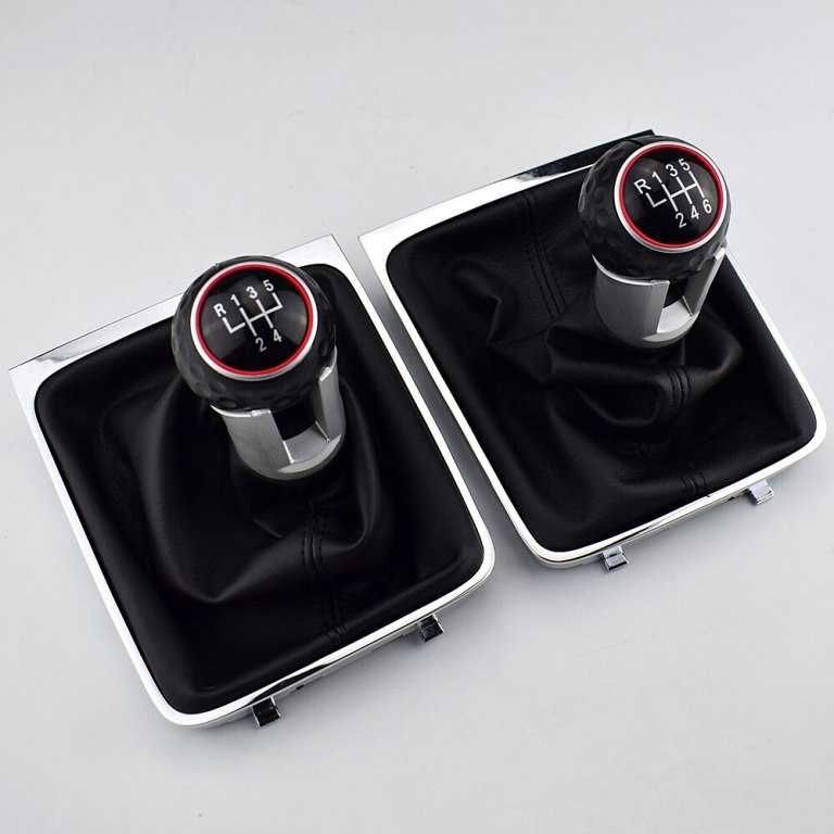 Топка с маншон и рамка Червен Шев VW Golf 7 /2011 -2015/ - 5 и 6ск.* - снимка 1