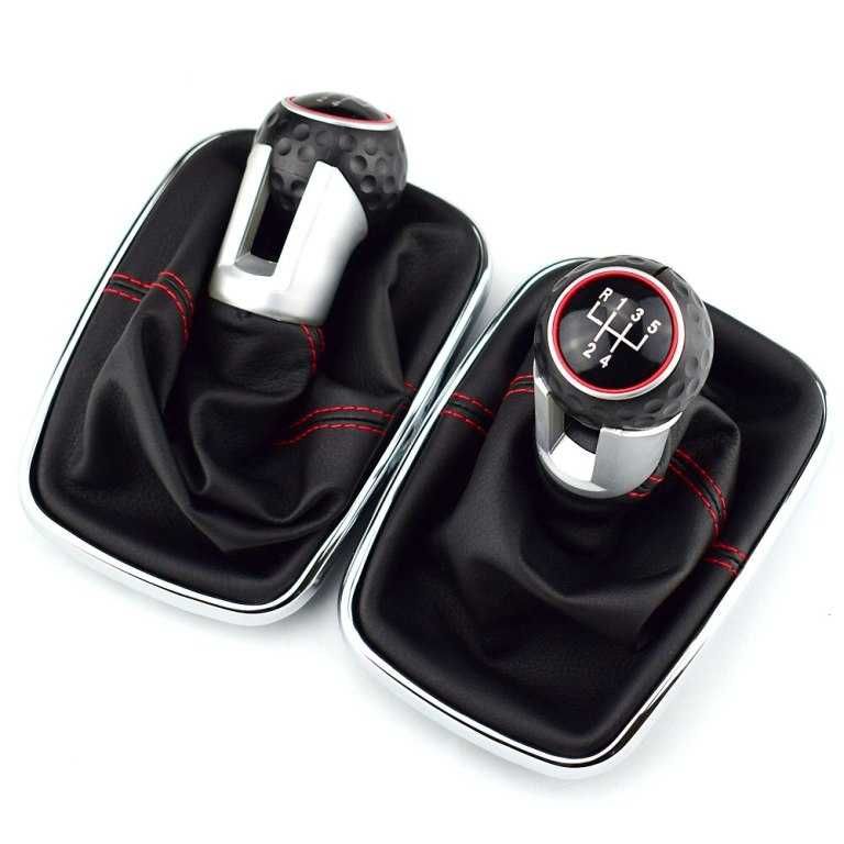 Топка с маншон и рамка Червен Шев VW Golf 7 /2011 -2015/ - 5 и 6ск.* - снимка 3