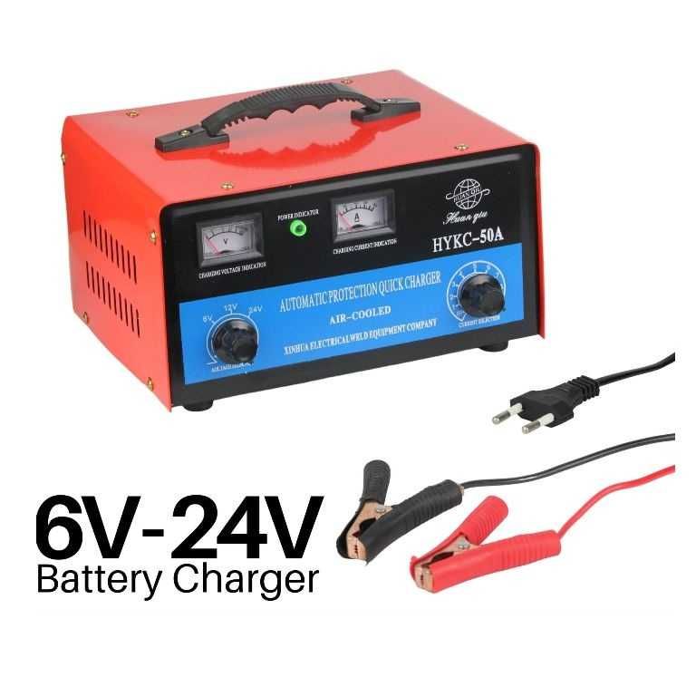 Зарядно устройство за акумулатор 50A - 6V/12V/24V. - снимка 1