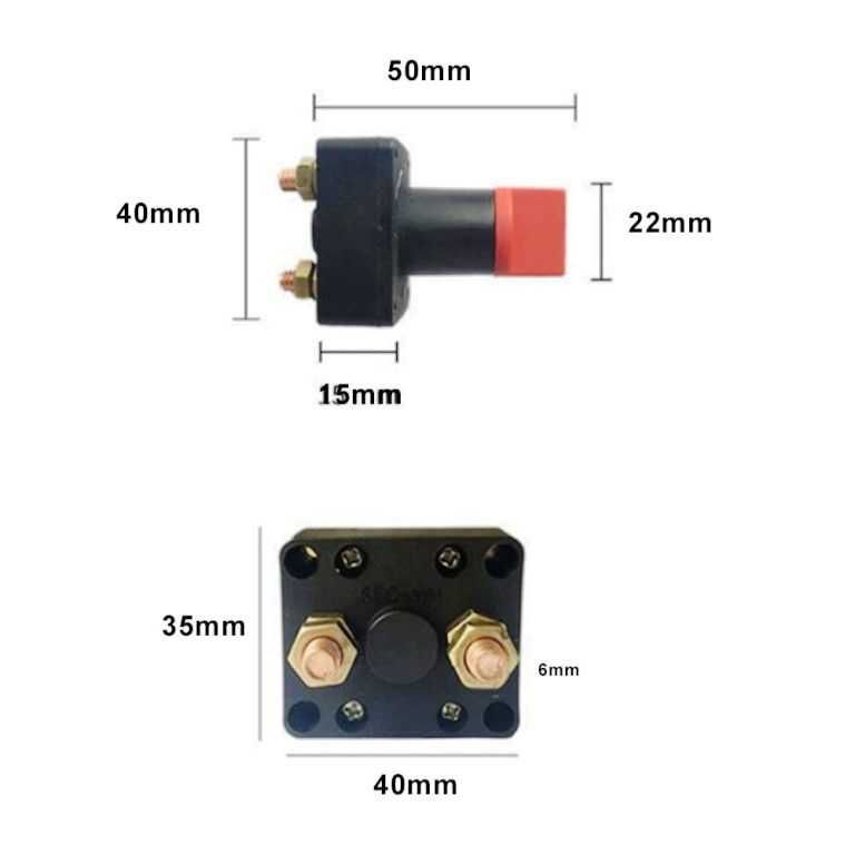 Ключ маса за акумулатор 12V/100A - снимка 3