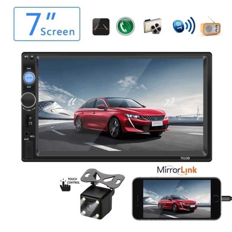 Mултимедия с 7 инчов touchscreen HD Mp5 с камера за задно виждане. - снимка 1