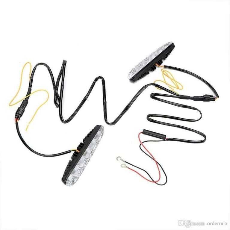 Комплект LED Дневни светлини с лупа 6 диода. - снимка 4