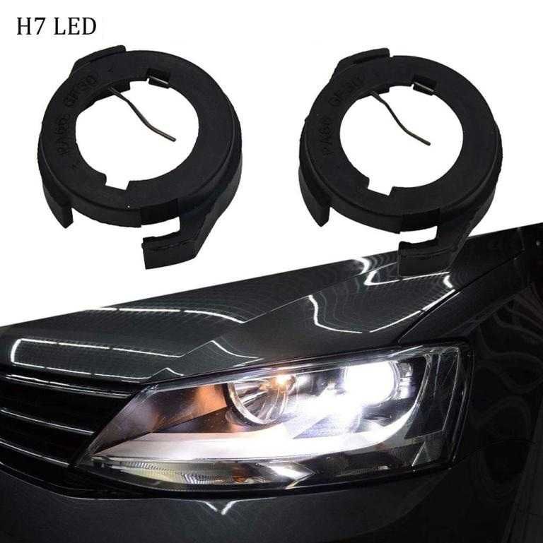 Адаптер/Преходник за LED крушки Н7 - VW Passat В5.5/ B6 /Ford Kuga. - снимка 1