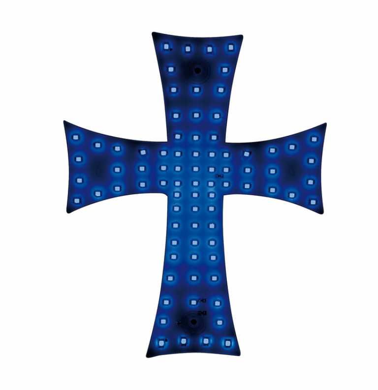 Светещ 81 LED диоден кръст за Kамион 24V - 3 цвята. - снимка 2
