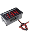 Цифров LED Волтметър за вграждане 4.5V-30V DC - снимка 1