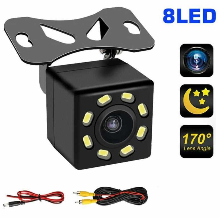 Камера за задно виждане с нощен режим - 8 LED. - снимка 1