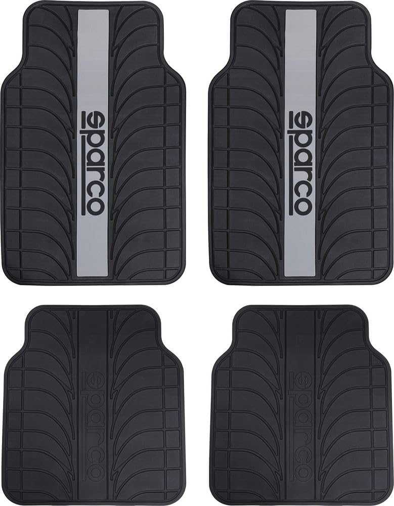 Универсални автомобилни стелки Sparco/Сиви елементи. - снимка 1