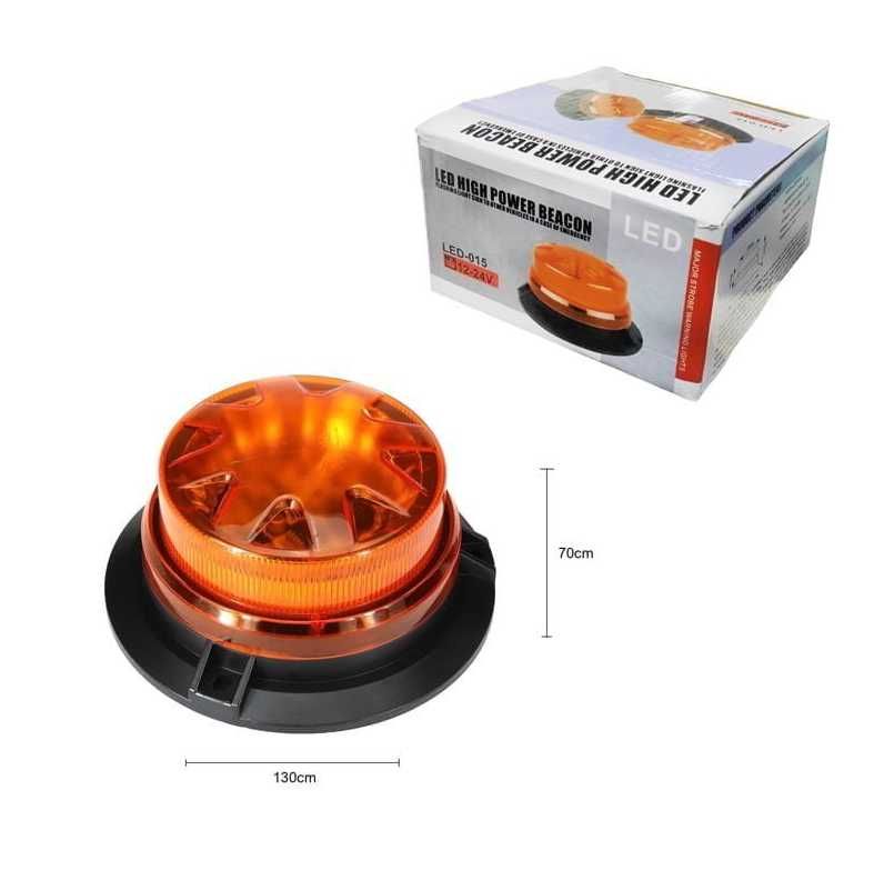 Аварийна LED Сигнална лампа-маяк 12/24V с МАГНИТ. - снимка 6
