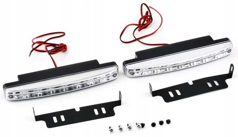Комплект LED Дневни светлини с 8 диода. - снимка 2