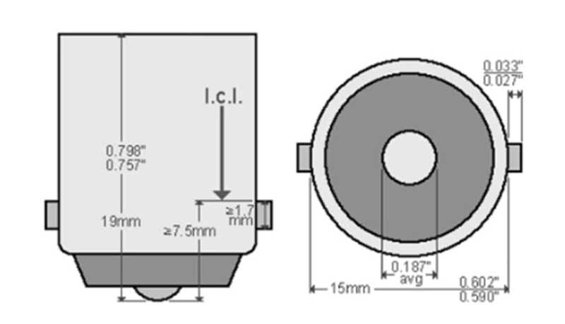 LED диодни крушки Glipart, BA15S/P21W, CANBUS - 1 Светлина - снимка 6