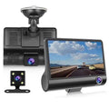 Видеорегистратор  4.3 inch" Full HD екран  с 3 камери - снимка 1