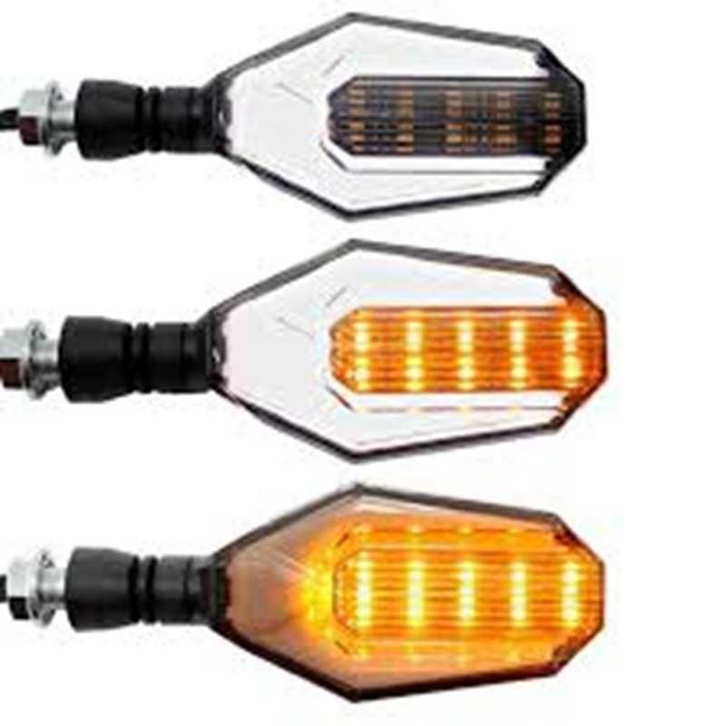 Универсални LED мигачи за Мотор с дневни светлини - 2 броя. - снимка 7