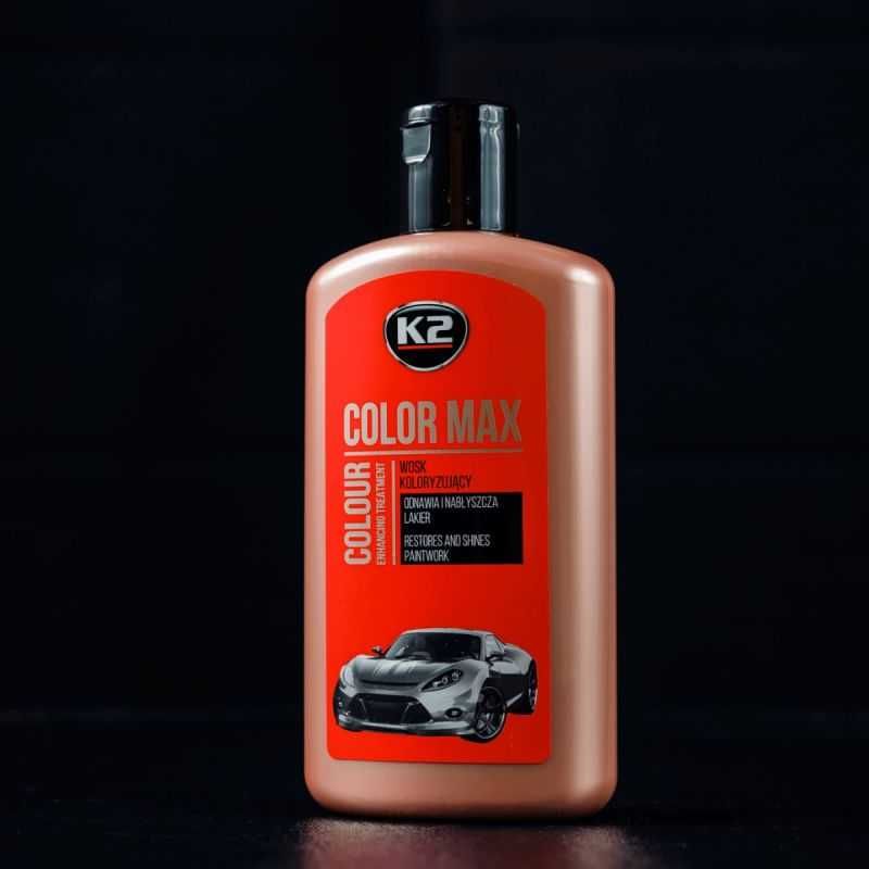 Вакса за оцветяване на автомобили Color Max K2, 250мл - Червена - снимка 6