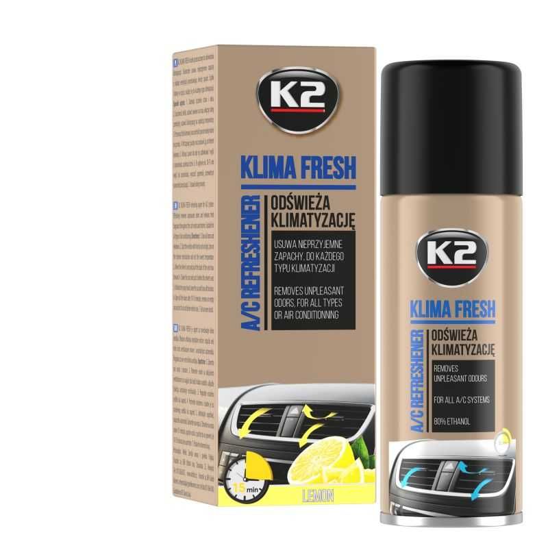 Спрей освежител за климатик К2 150ml -  4 аромата - снимка 2