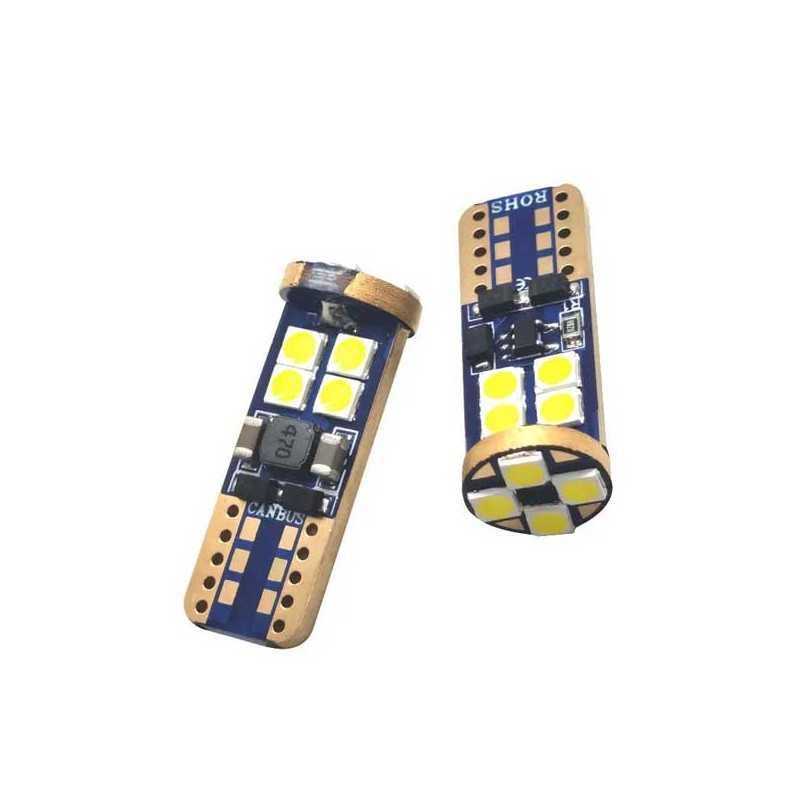 LED Диодни Габаритни Крушки - T10 W5W Canbus - 2 Броя - снимка 1