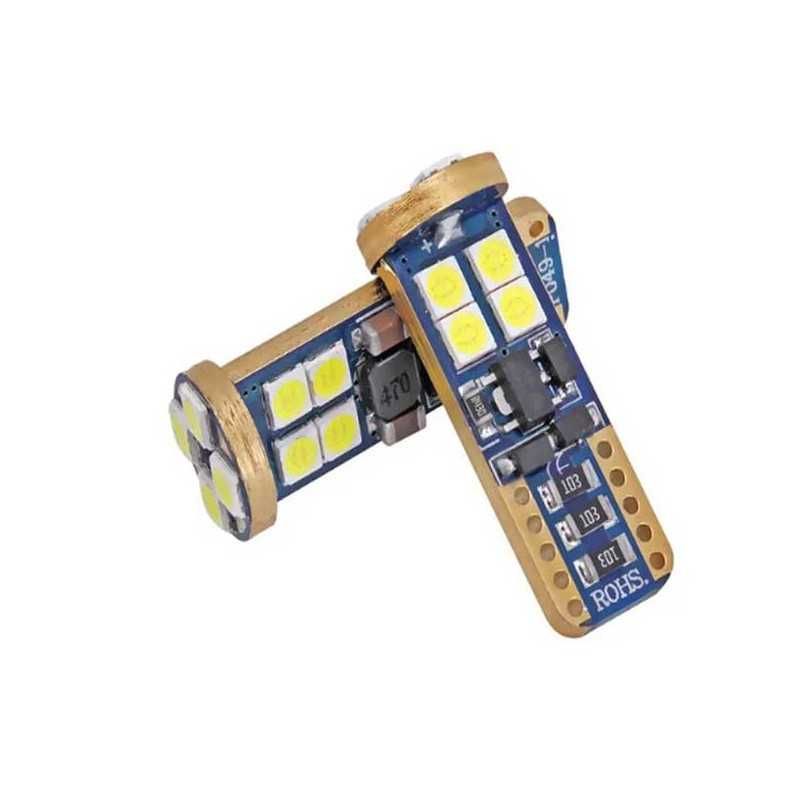 LED Диодни Габаритни Крушки - T10 W5W Canbus - 2 Броя - снимка 2