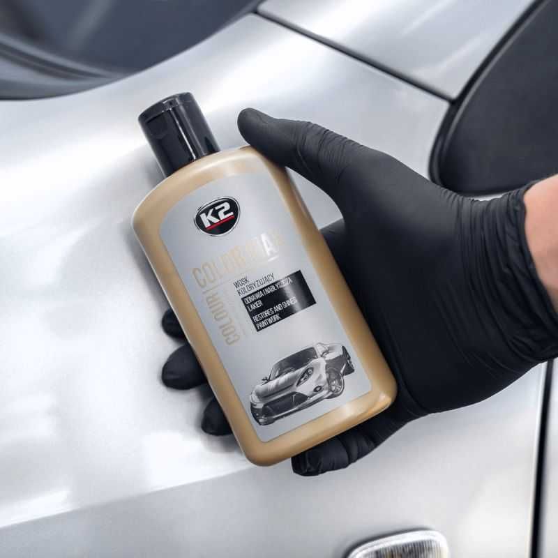 Вакса за оцветяване на автомобили Color Max K2, 250мл - Сива. - снимка 5