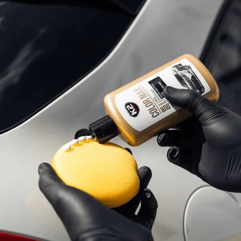 Вакса за оцветяване на автомобили Color Max K2, 250мл - Бяла. - снимка 3