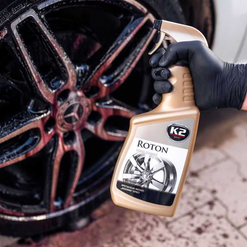 Препарат за почистване на джанти K2 ROTON (червен ефект) 700мл. - снимка 1