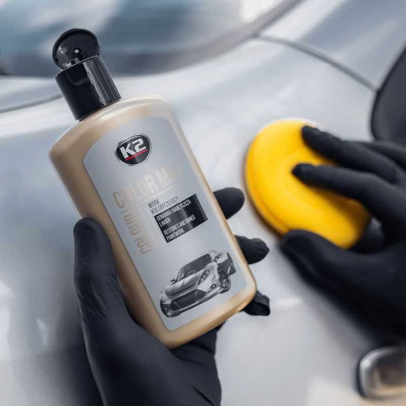Вакса за оцветяване на автомобили Color Max K2, 250мл - Сива. - снимка 1