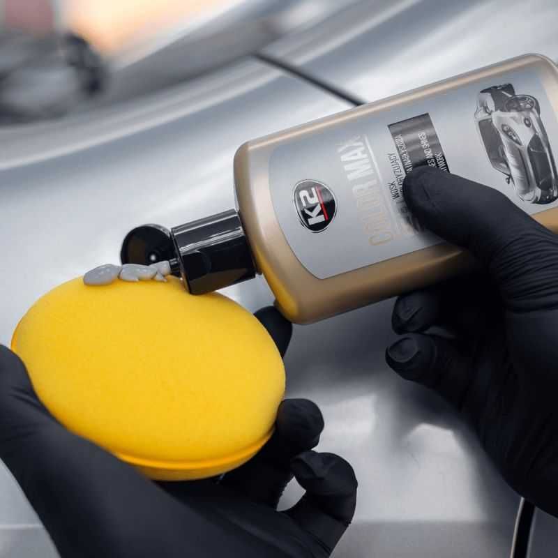 Вакса за оцветяване на автомобили Color Max K2, 250мл - Сива. - снимка 3