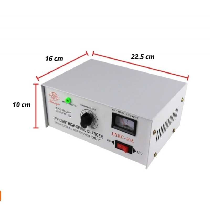 Зарядно устройство за акумулатор 20 AMP - 6V/12V - снимка 5
