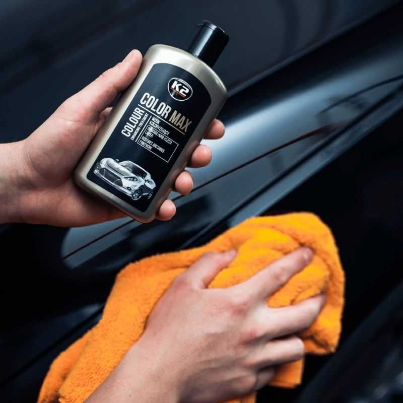 Вакса за оцветяване на автомобили Color Max K2, 250мл - Черна - снимка 4