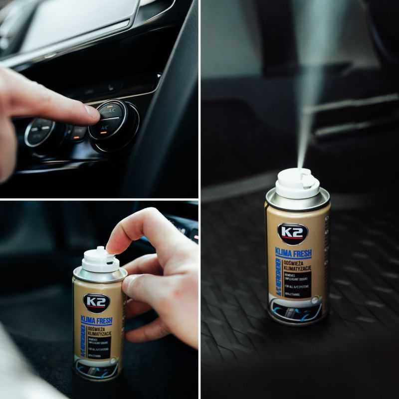 Спрей освежител за климатик К2 150ml -  4 аромата - снимка 1
