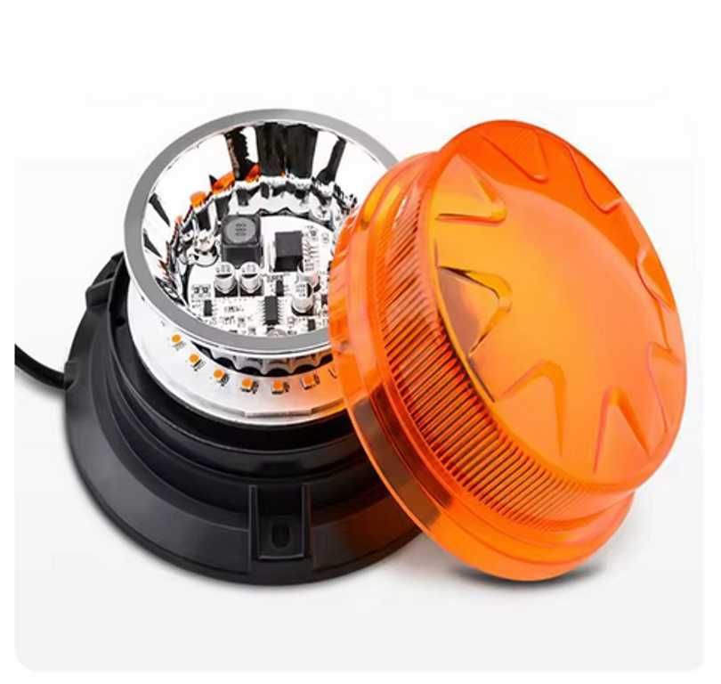 Аварийна LED Сигнална лампа-маяк 12/24V с МАГНИТ. - снимка 4