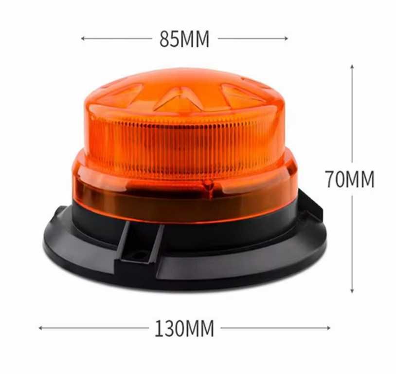 Аварийна LED Сигнална лампа-маяк 12/24V с МАГНИТ. - снимка 3