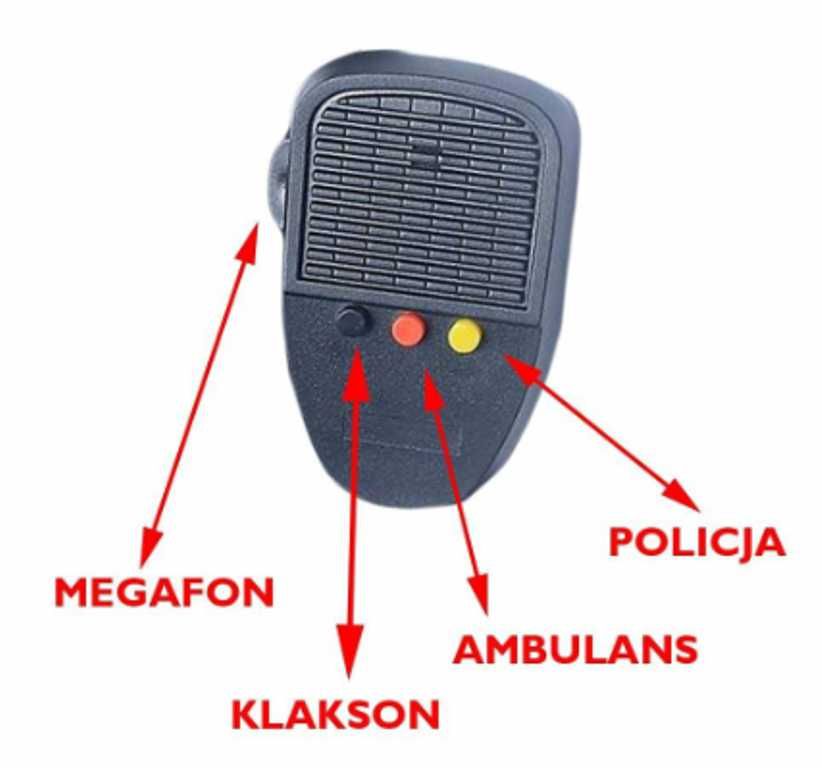Сирена полицейска с мегафон и микрофон, 3 мелодии - 12V/50W. - снимка 3