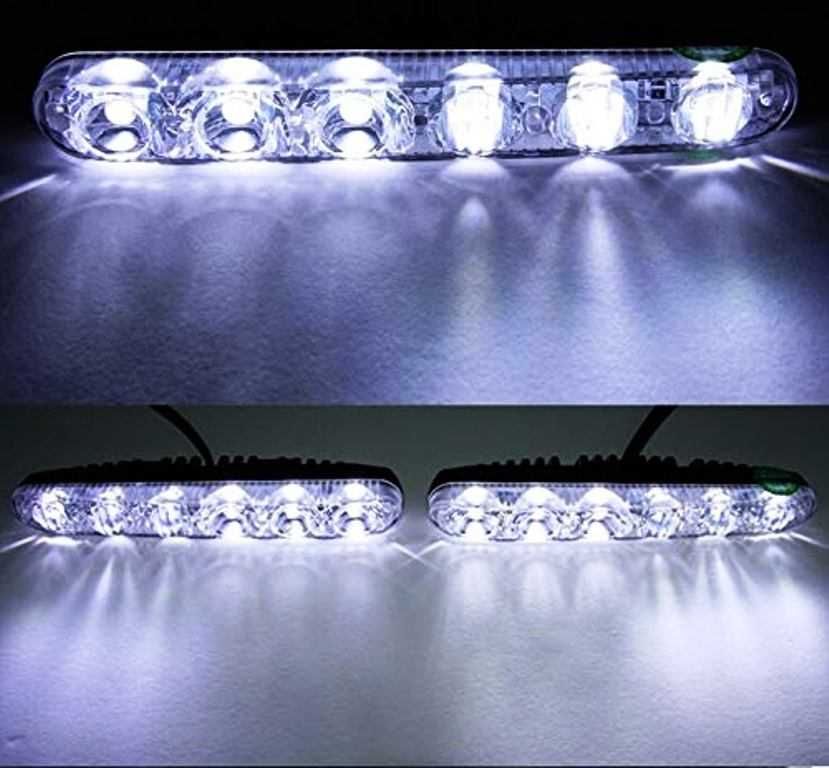 Комплект LED Дневни светлини с лупа 6 диода. - снимка 8
