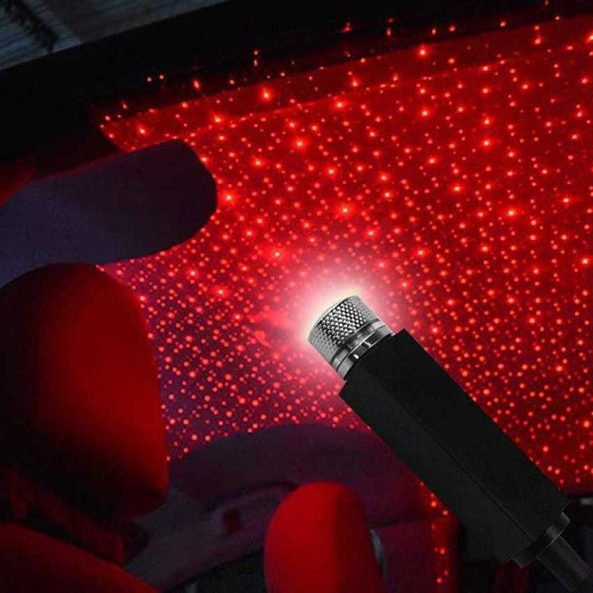 USB LED звезден проектор върху тавана на автомобил. - снимка 5