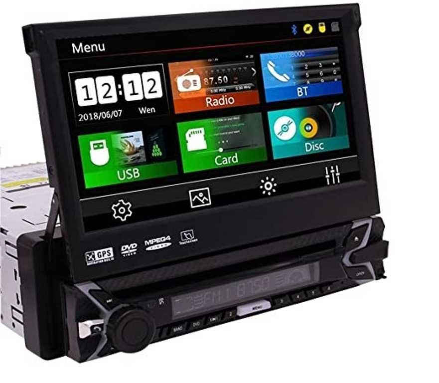 Мултимедия 1DIN ,7 инча Bluetooth, FM, MP3, MP4, МР5 - 4x60W. - снимка 6